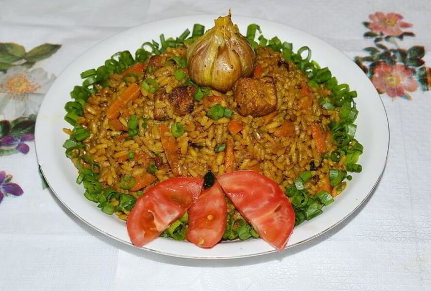 Узбекский плов со свининой