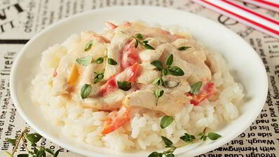 фрикасе из курицы с овощами