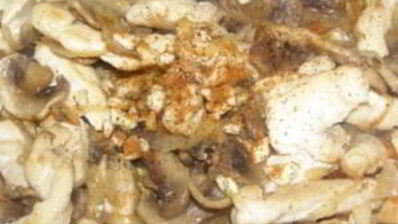 фрикасе из курицы с шампиньонами