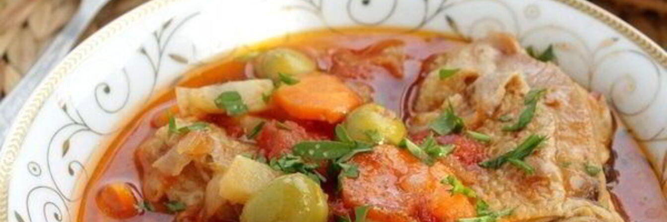 Фрикасе из курицы в томате