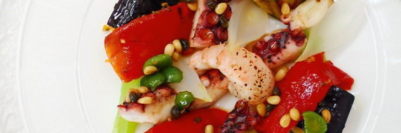 Капоната с морепродуктами