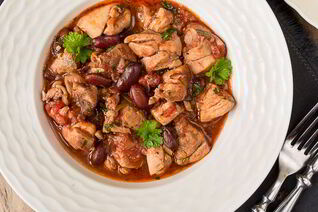 Куриное рагу с фасолью