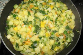 Овощное рагу Краски лета