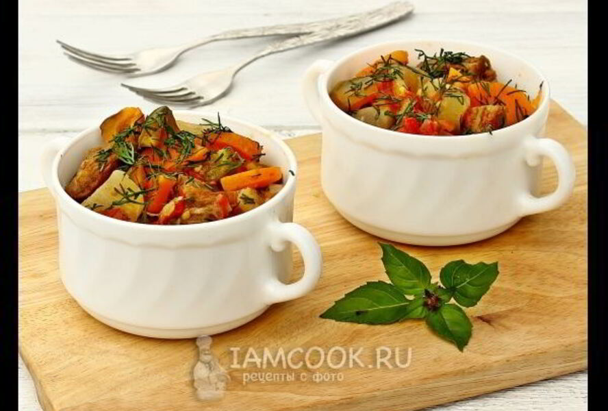 Овощное рагу с говядиной