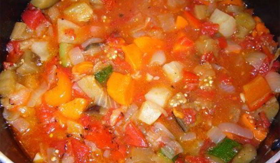 Рецепт овощного рагу с карри