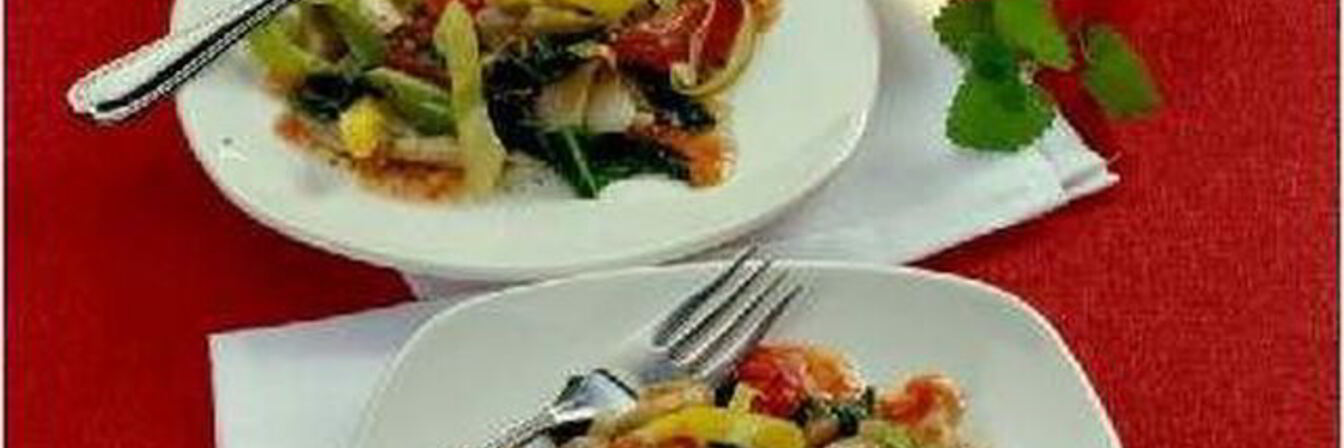 Овощное рагу с вешенками