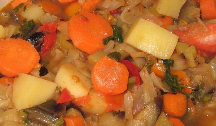 Рецепт постного овощного рагу