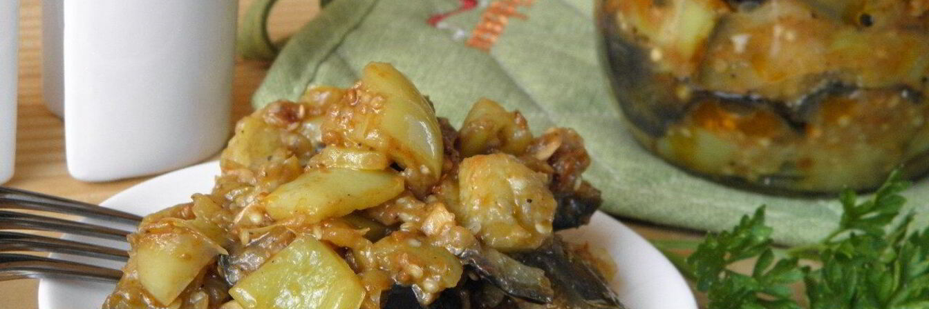 Рагу из баклажанов на зиму