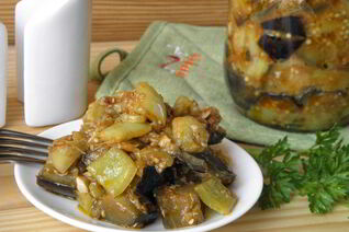 Рагу из баклажанов на зиму