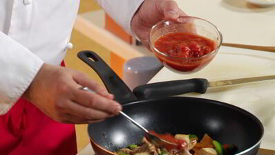 рагу из индейки с перцем