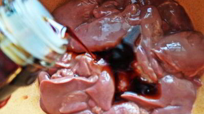 рагу из печенки с овощами