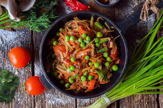 Рагу из рыжиков