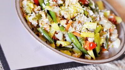 рагу с кунжутной пастой