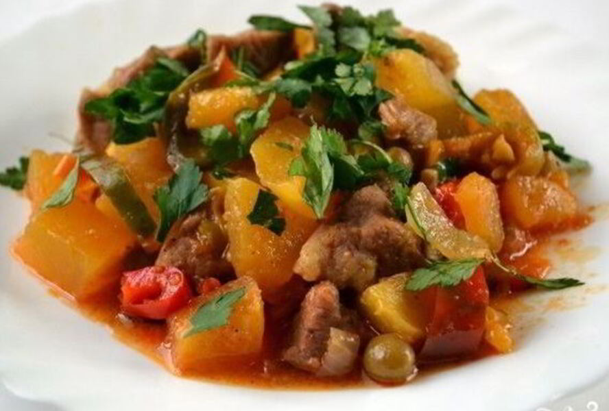 Рагу со свининой