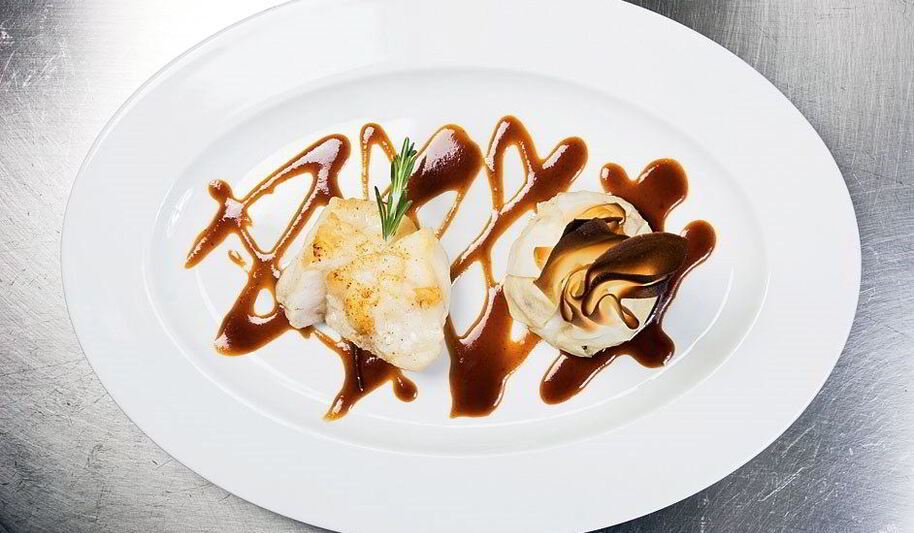 Рецепт филе морского черта с корсиканским ризотто