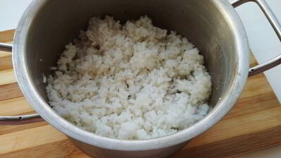 фрикадельки с ризотто