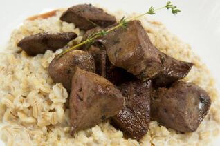 Ризотто из перловки с индейкой