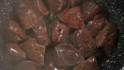 ризотто из перловки с индейкой