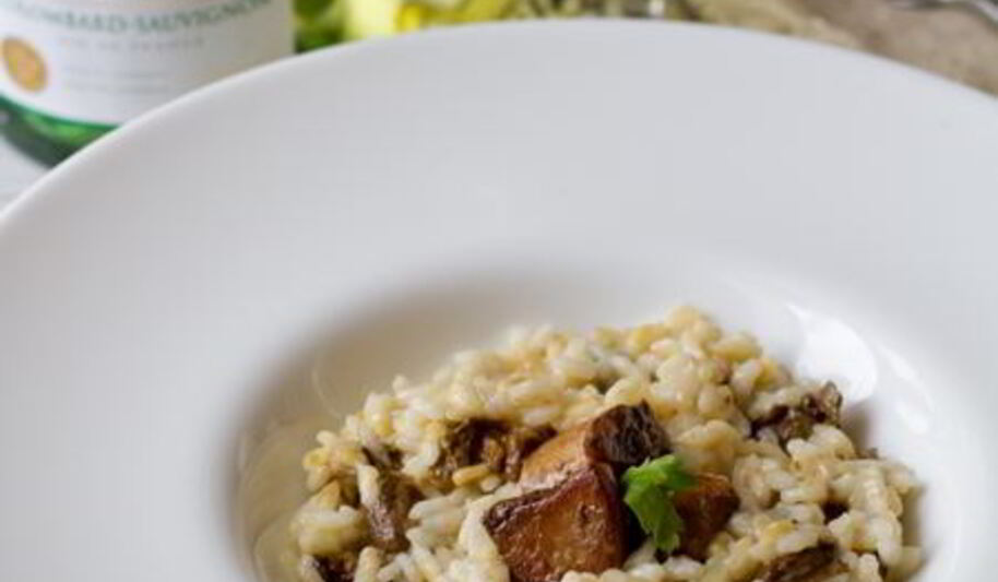 Рецепт ризотто с белыми грибами