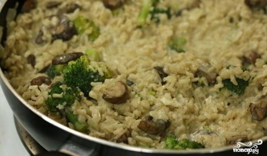 Рецепт ризотто с брокколи