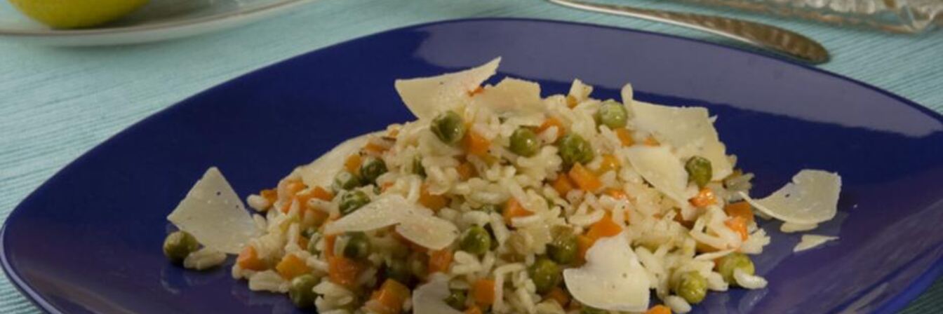 Ризотто с горошком