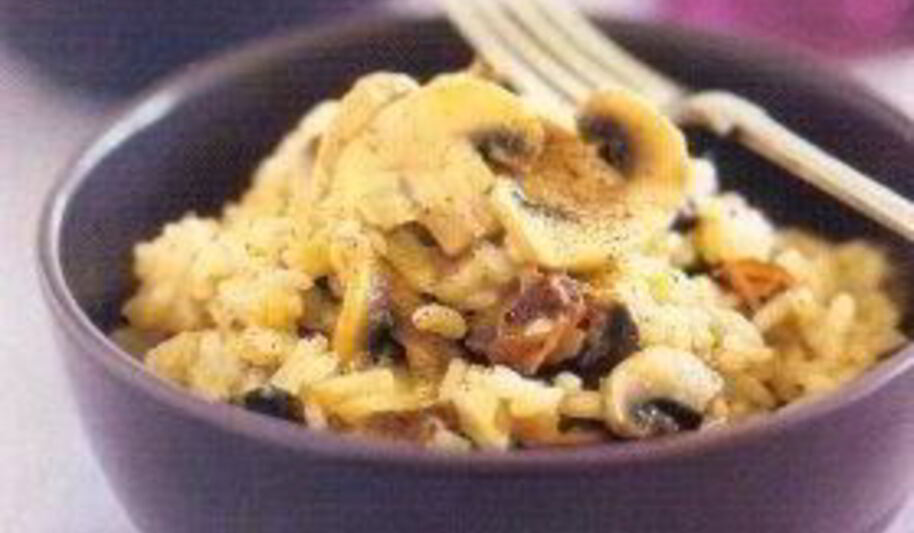 Рецепт ризотто с грибами и сыром