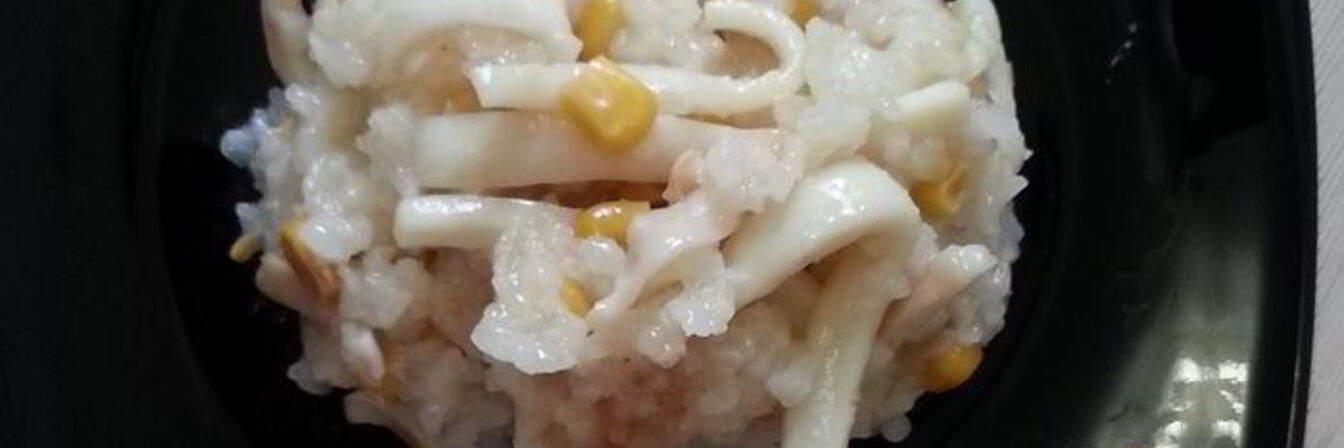 Ризотто с кальмарами