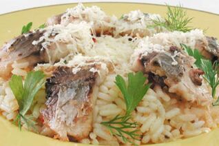 Ризотто с карпом