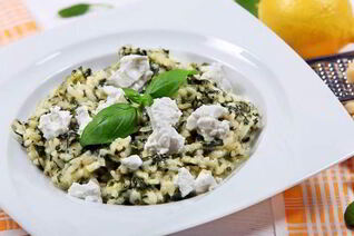 Ризотто с козьим сыром