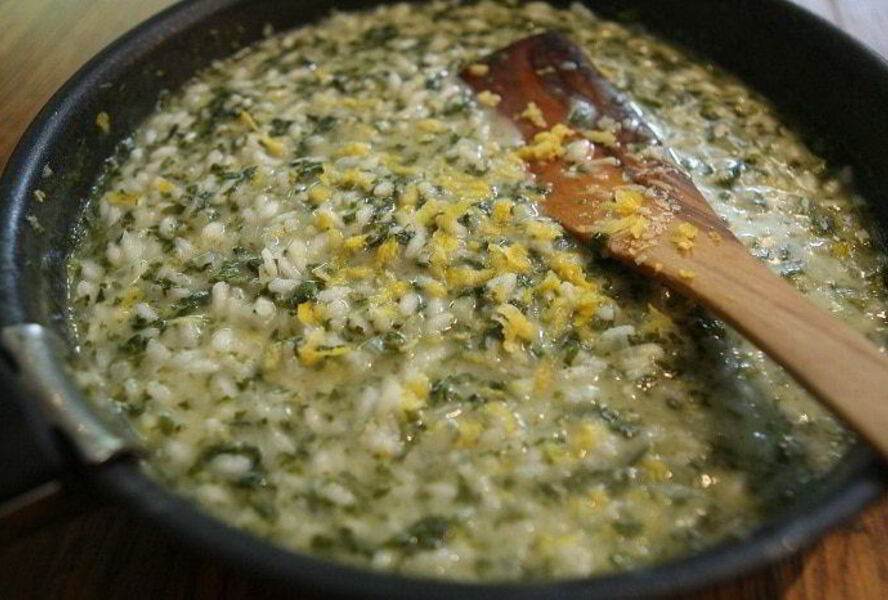 Ризотто с крапивой