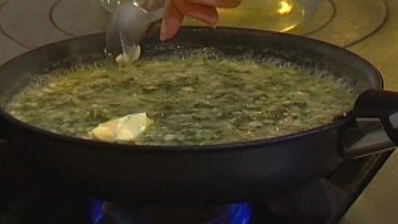 ризотто с крапивой