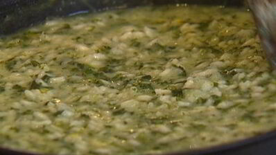 ризотто с крапивой