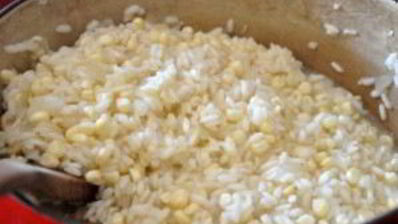 ризотто с кукурузой