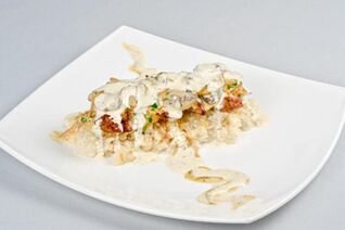 Ризотто с куриной печенью