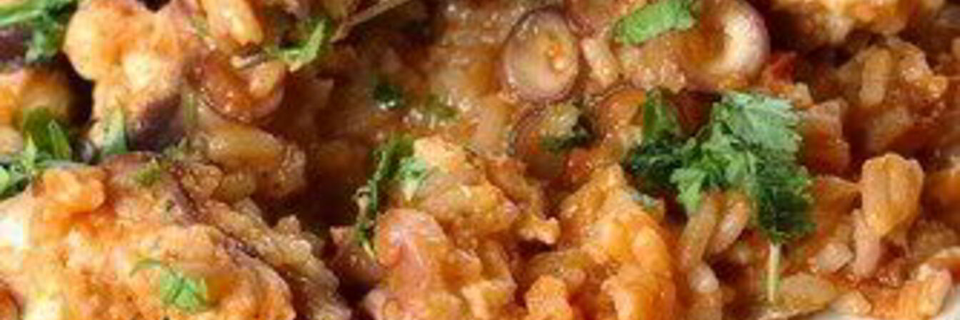 Ризотто с осьминогом