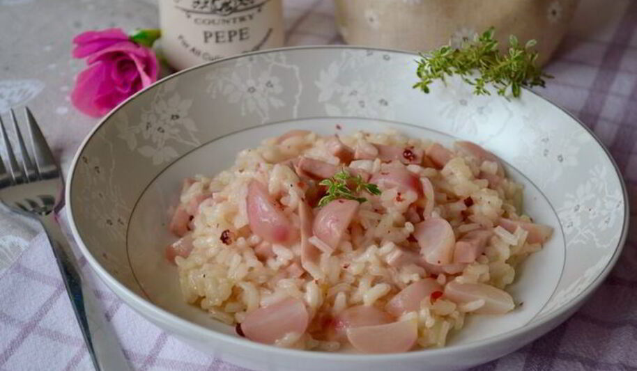 Рецепт ризотто с редисом