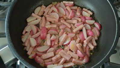 ризотто с редисом