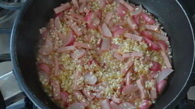 ризотто с редисом