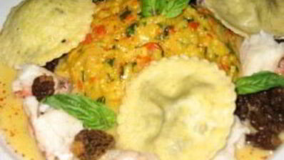 ризотто с шафраном и лимоном