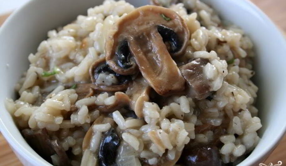 Рецепт ризотто с шампиньонами