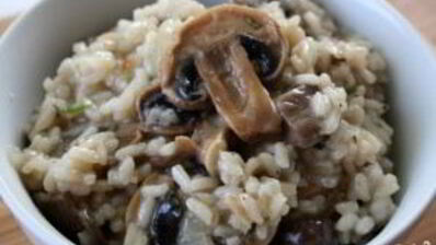 ризотто с шампиньонами