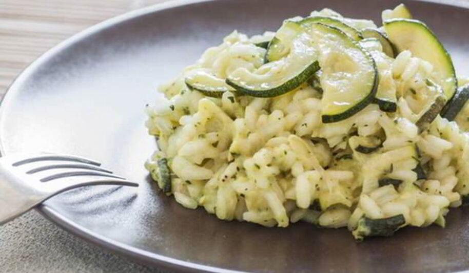 Рецепт ризотто с цукини и перцем