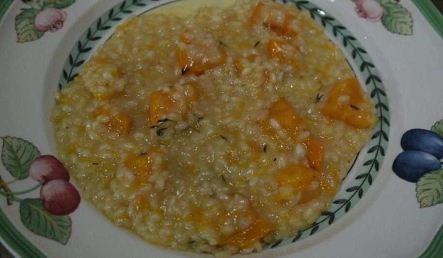 Рецепт ризотто с тыквой и вермутом