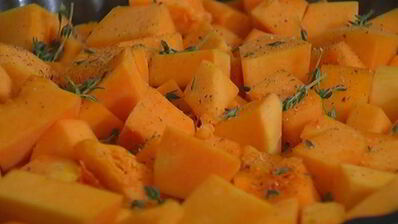 ризотто с тыквой и вермутом