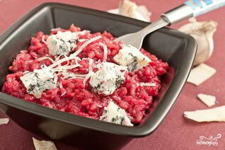 Ризотто со свеклой