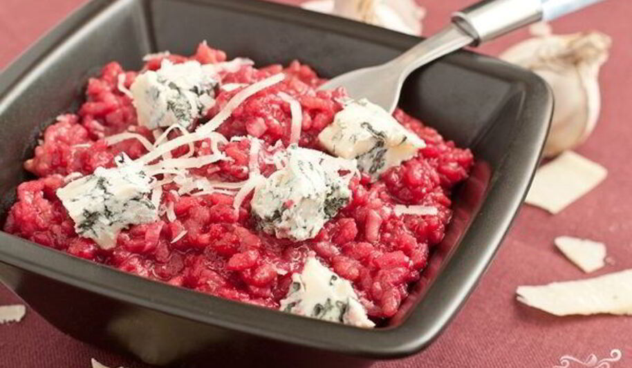 Рецепт ризотто со свеклой