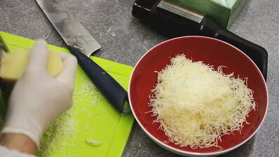 зеленое ризотто со скумбрией