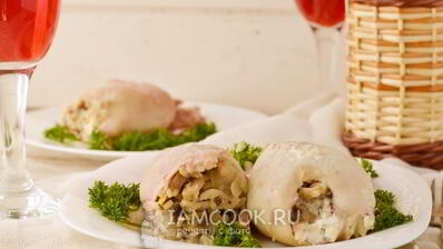 фаршированные кальмары в духовке