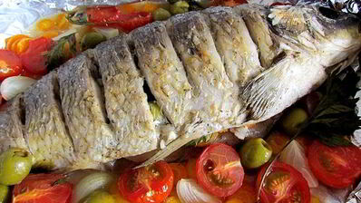 карп, запеченный в фольге