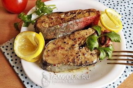 Красная рыба в духовке